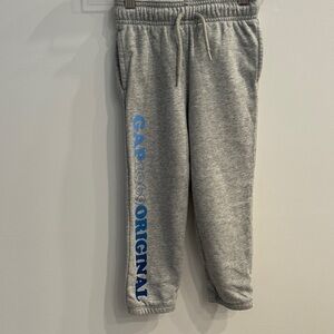 GAP Gray Kids Joggers with Blue Logo